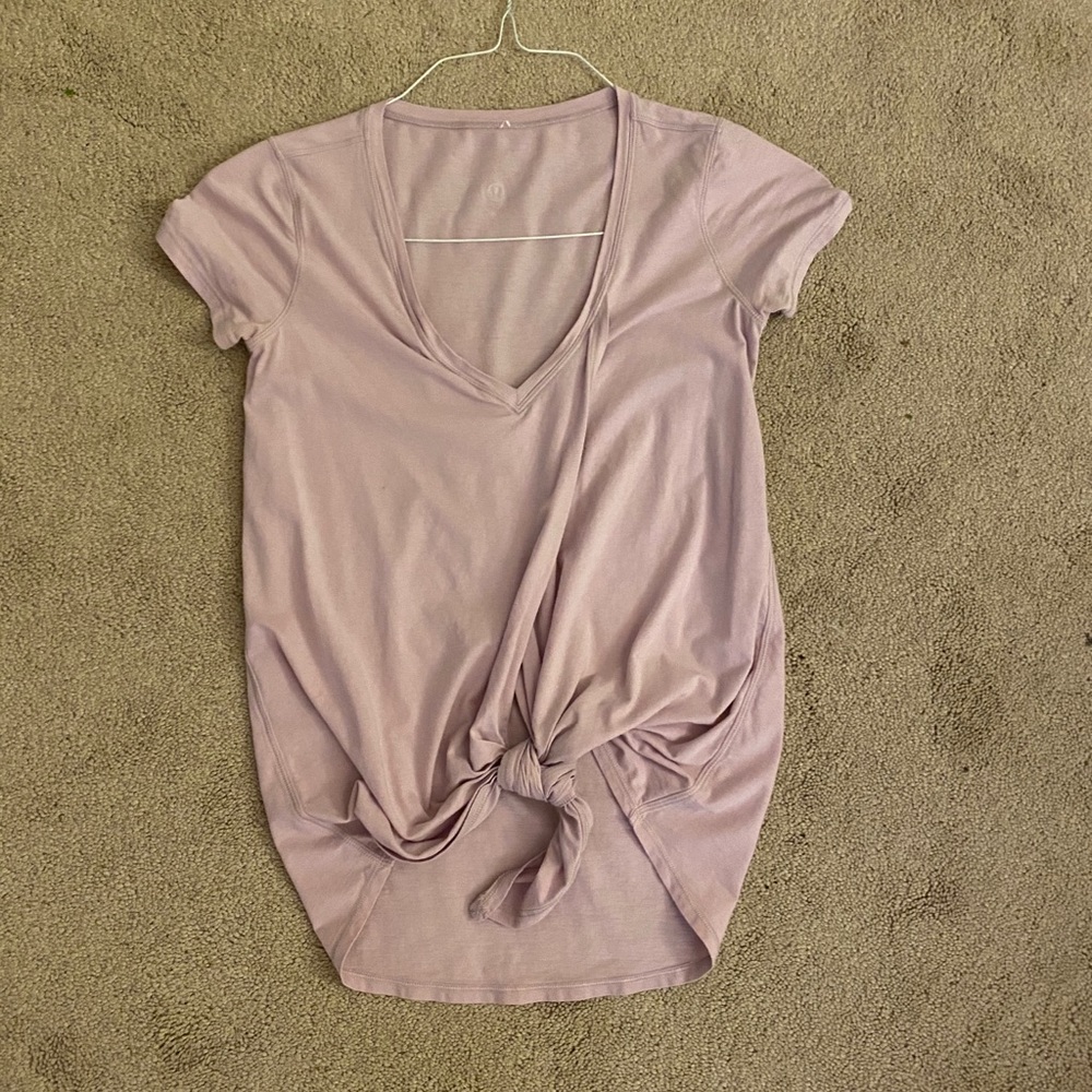 lululemon front tie shirt